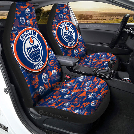 Edmonton Oilers Car Seat Covers Custom Car Accessories - Gearcarcover - 2