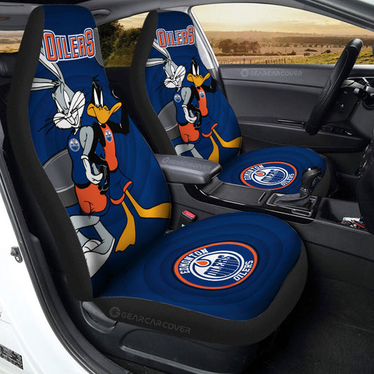 Edmonton Oilers Car Seat Covers Custom Car Accessories - Gearcarcover - 2