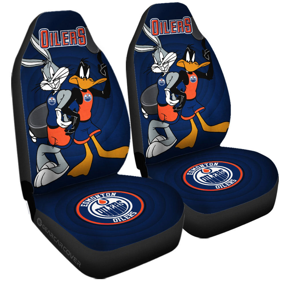 Edmonton Oilers Car Seat Covers Custom Car Accessories - Gearcarcover - 3