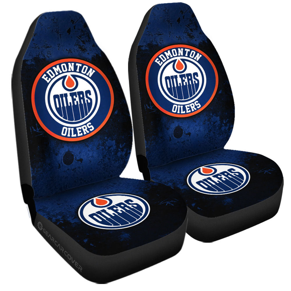 Edmonton Oilers Car Seat Covers Custom Car Accessories - Gearcarcover - 3