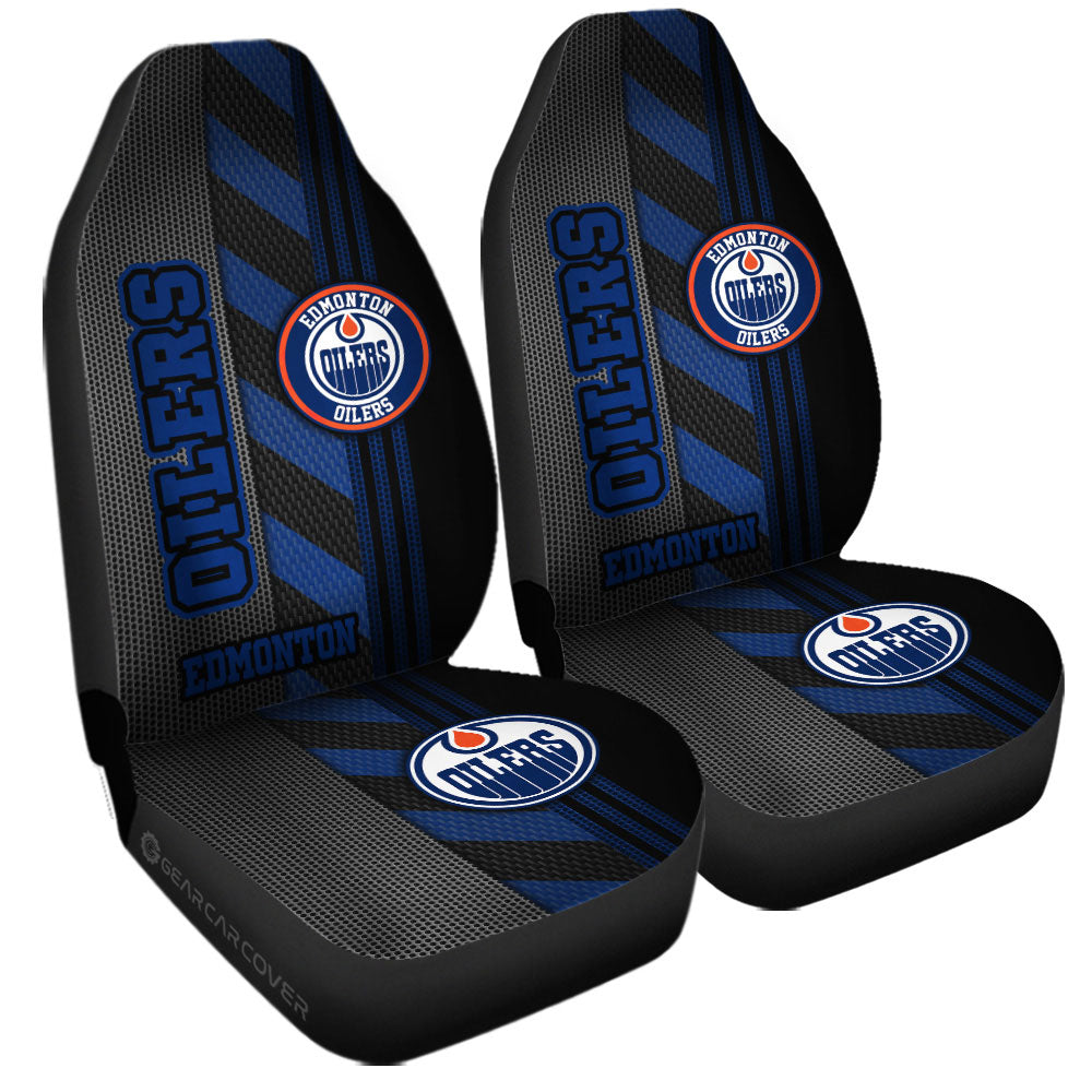 Edmonton Oilers Car Seat Covers Custom Car Accessories - Gearcarcover - 3