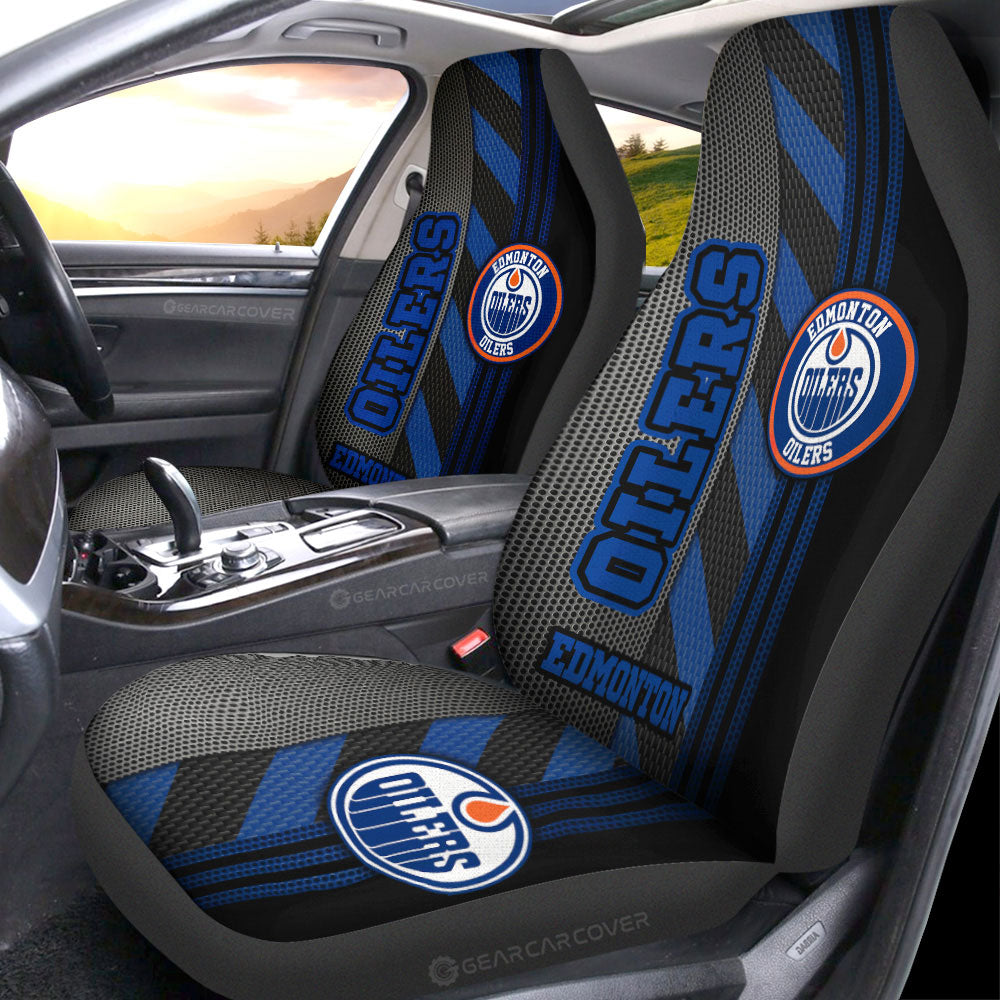 Edmonton Oilers Car Seat Covers Custom Car Accessories - Gearcarcover - 1