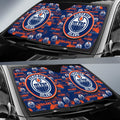 Edmonton Oilers Car Sunshade Custom Car Accessories - Gearcarcover - 2