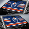 Edmonton Oilers Car Sunshade Custom Car Accessories - Gearcarcover - 2