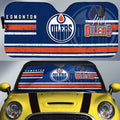 Edmonton Oilers Car Sunshade Custom Car Accessories - Gearcarcover - 1