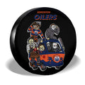 Edmonton Oilers Spare Tire Covers Horror Characters Car Accessories - Gearcarcover - 3