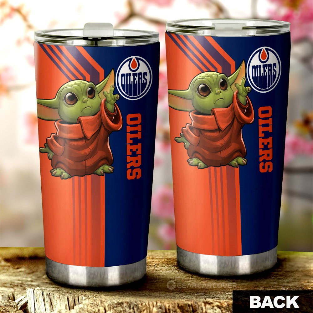 Edmonton Oilers Tumbler Cup Custom Car Accessories - Gearcarcover - 2