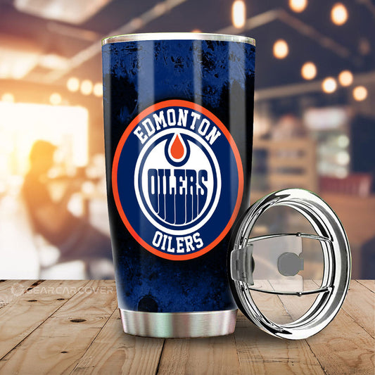Edmonton Oilers Tumbler Cup Custom Car Accessories - Gearcarcover - 2