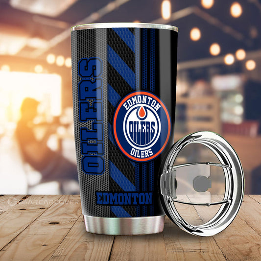 Edmonton Oilers Tumbler Cup Custom Car Accessories - Gearcarcover - 2
