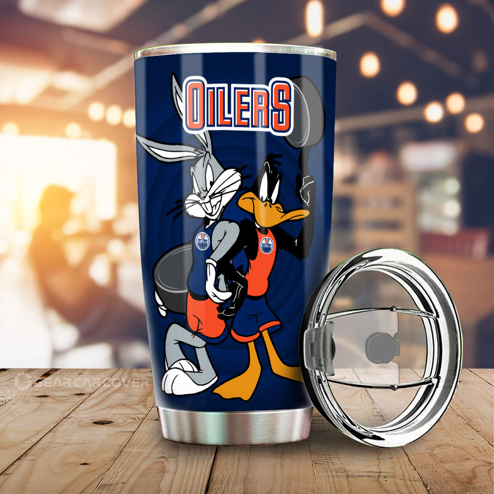 Edmonton Oilers Tumbler Cup Custom Car Accessories - Gearcarcover - 2