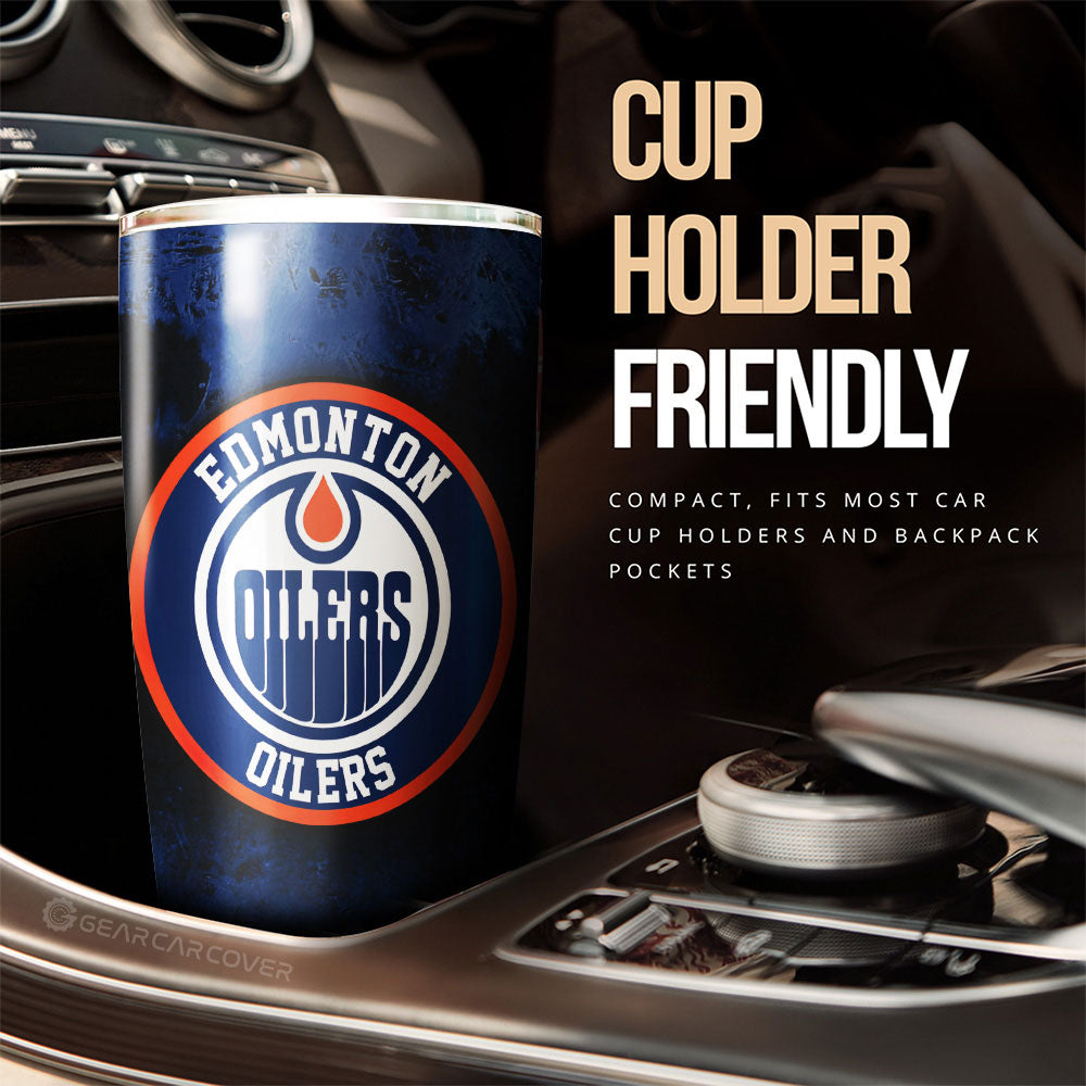 Edmonton Oilers Tumbler Cup Custom Car Accessories - Gearcarcover - 3