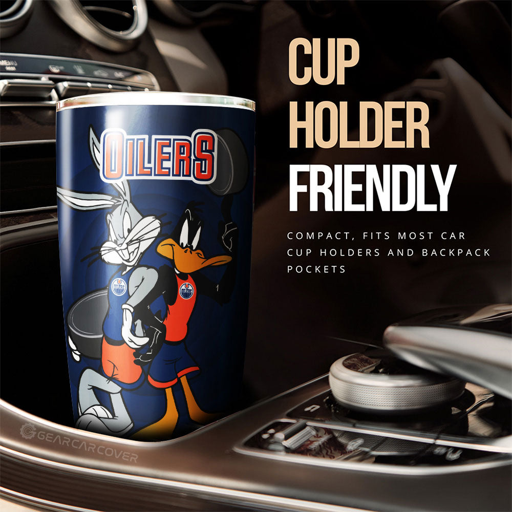 Edmonton Oilers Tumbler Cup Custom Car Accessories - Gearcarcover - 3