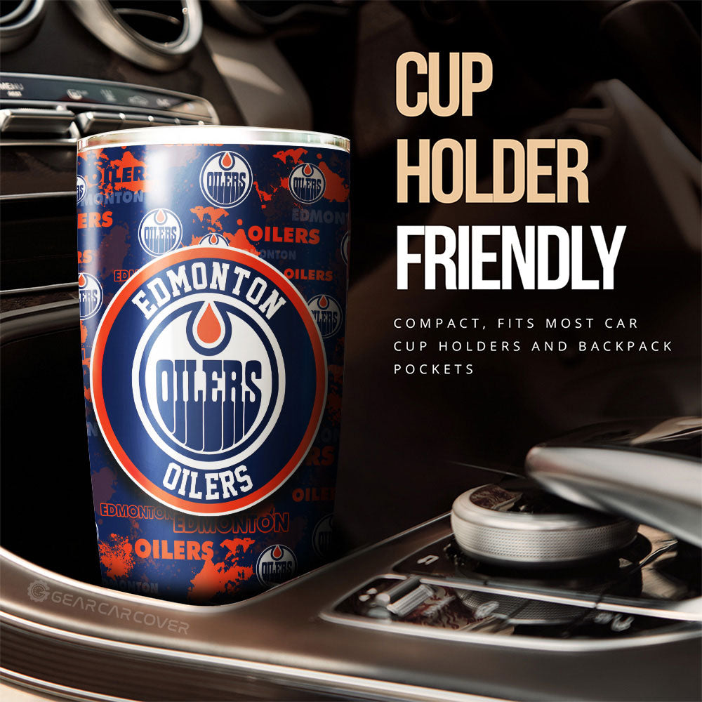Edmonton Oilers Tumbler Cup Custom Car Accessories - Gearcarcover - 3