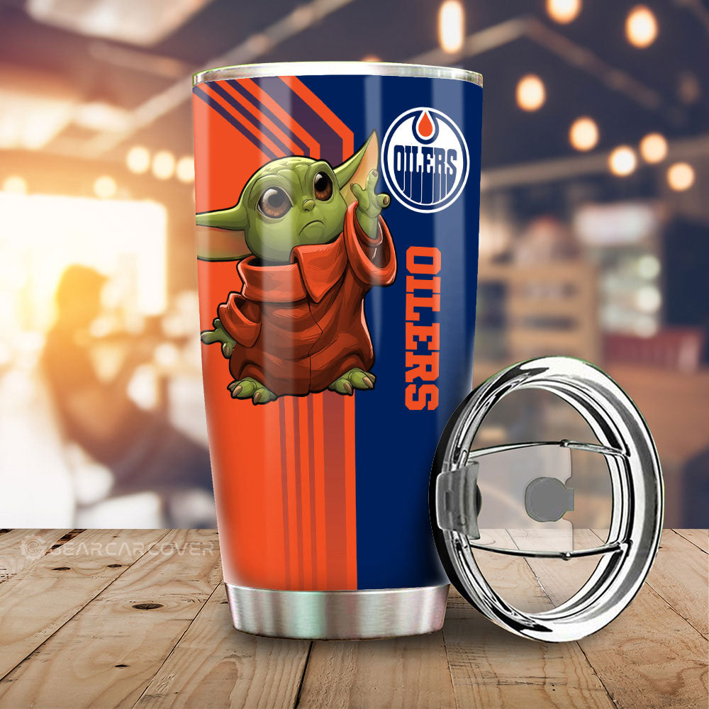Edmonton Oilers Tumbler Cup Custom Car Accessories - Gearcarcover - 1