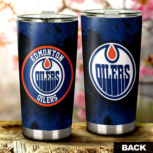 Edmonton Oilers Tumbler Cup Custom Car Accessories - Gearcarcover - 1