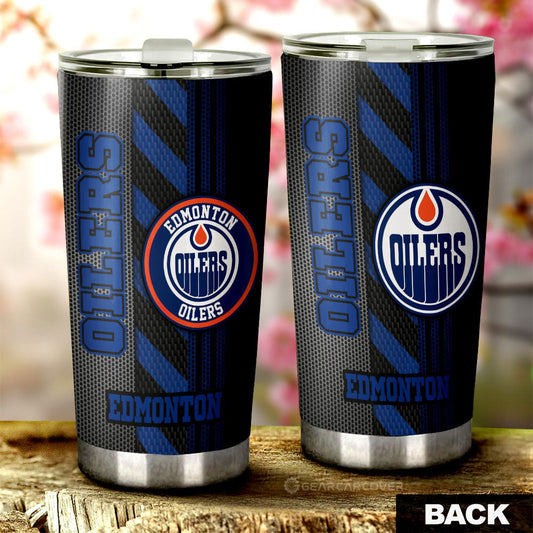 Edmonton Oilers Tumbler Cup Custom Car Accessories - Gearcarcover - 1