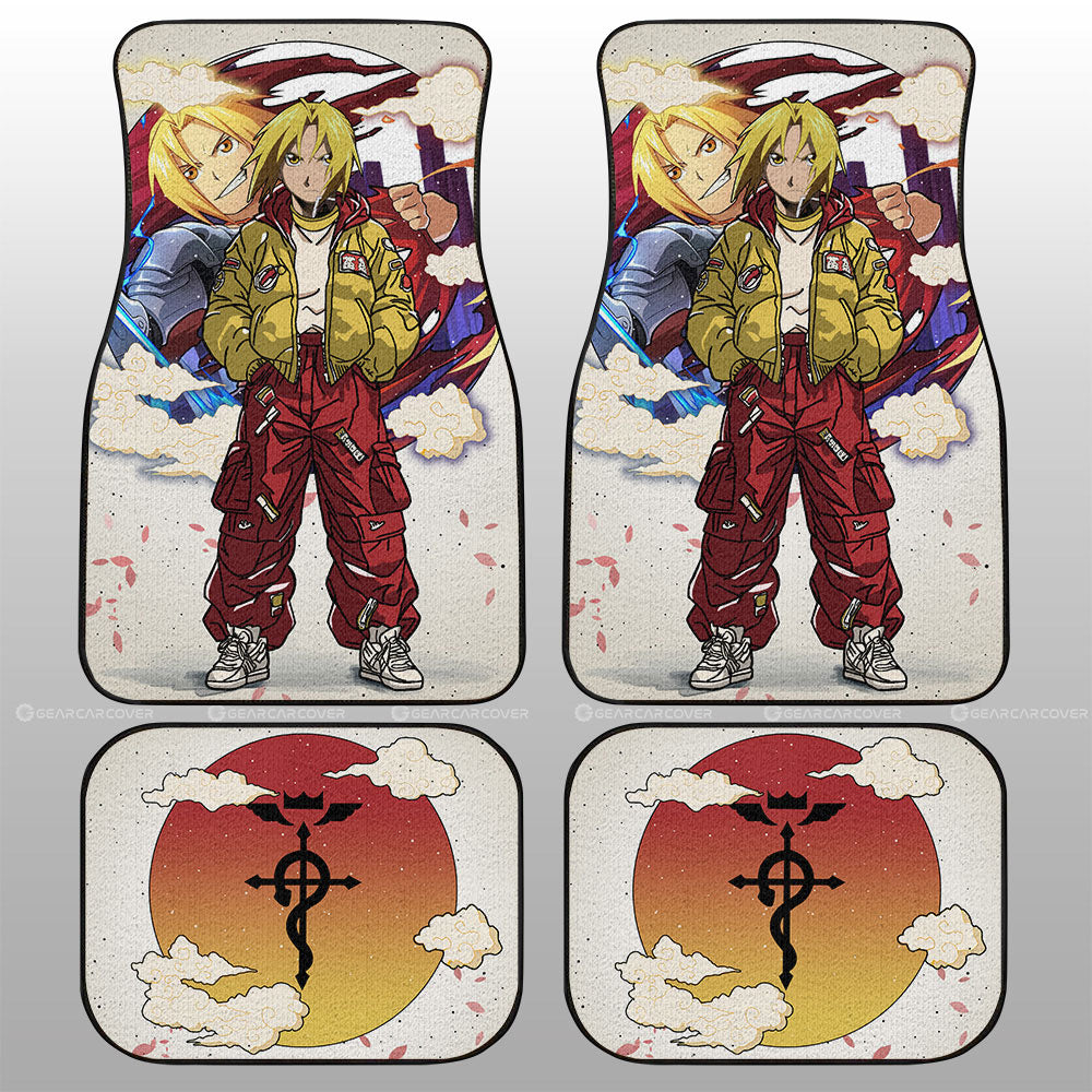 Edward Elric Car Floor Mats Anime Collection - Gearcarcover - 1