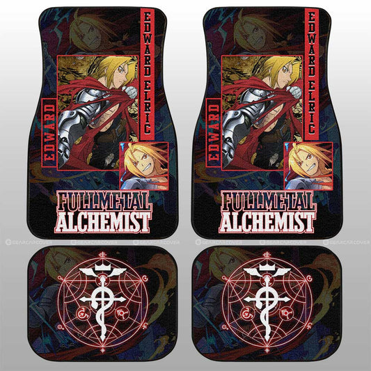 Edward Elric Car Floor Mats Custom Fullmetal Alchemist Anime - Gearcarcover - 2