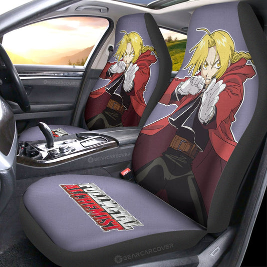 Edward Elric Car Seat Covers Custom Main Hero Car Accessories - Gearcarcover - 2