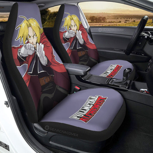 Edward Elric Car Seat Covers Custom Main Hero Car Accessories - Gearcarcover - 1