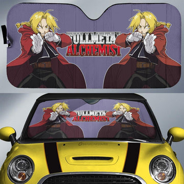 Edward Elric Car Sunshade Custom Main Hero Car Accessories - Gearcarcover - 1