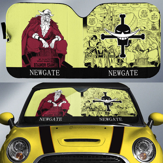 Edward Newgate Car Sunshade Custom Car Accessories Manga Color Style - Gearcarcover - 1