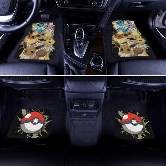 Eevee Car Floor Mats Custom Car Accessories For Fans - Gearcarcover - 2