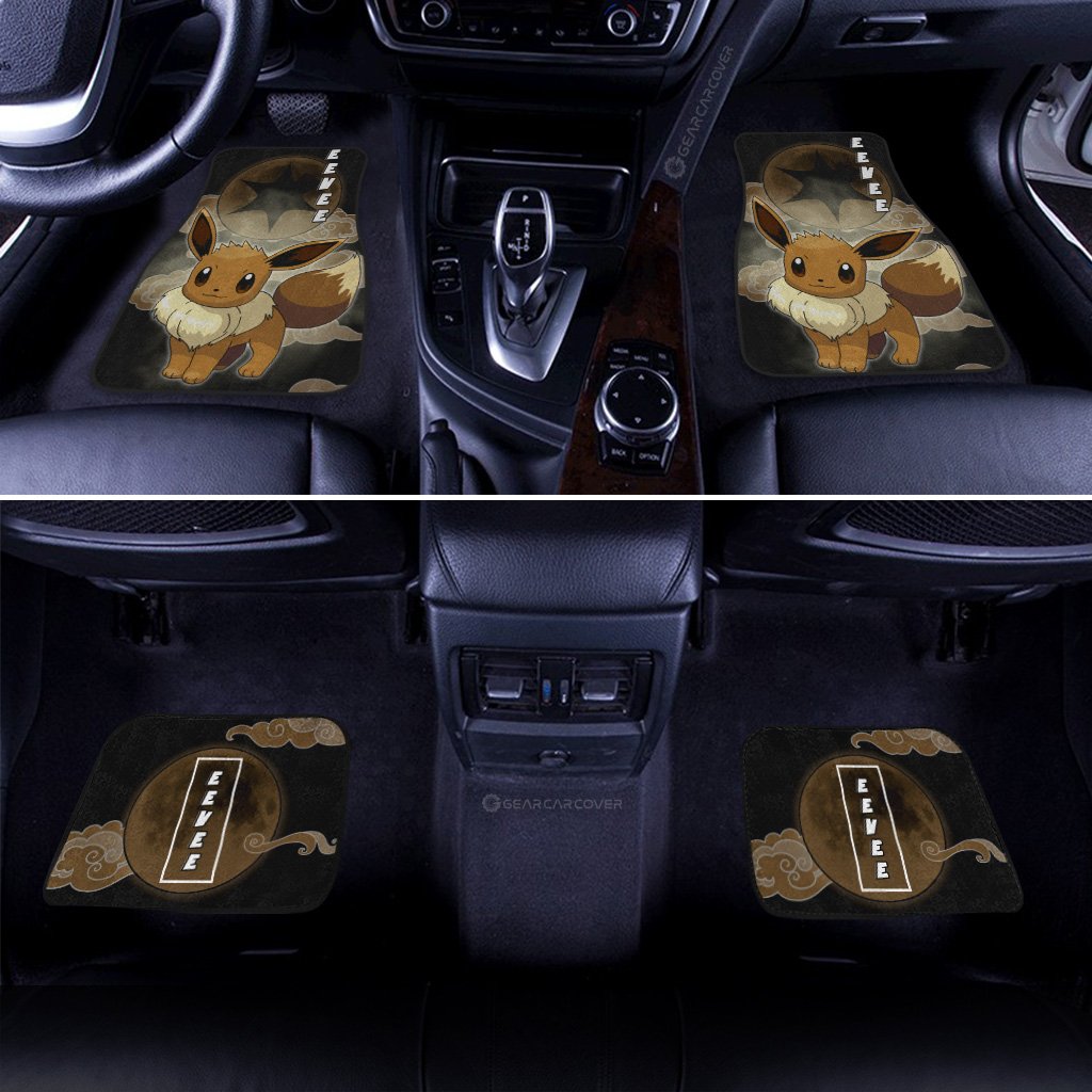 Eevee Car Floor Mats Custom Car Accessories For Fans - Gearcarcover - 3