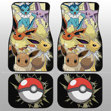 Eevee Car Floor Mats Custom Car Accessories For Fans - Gearcarcover - 1