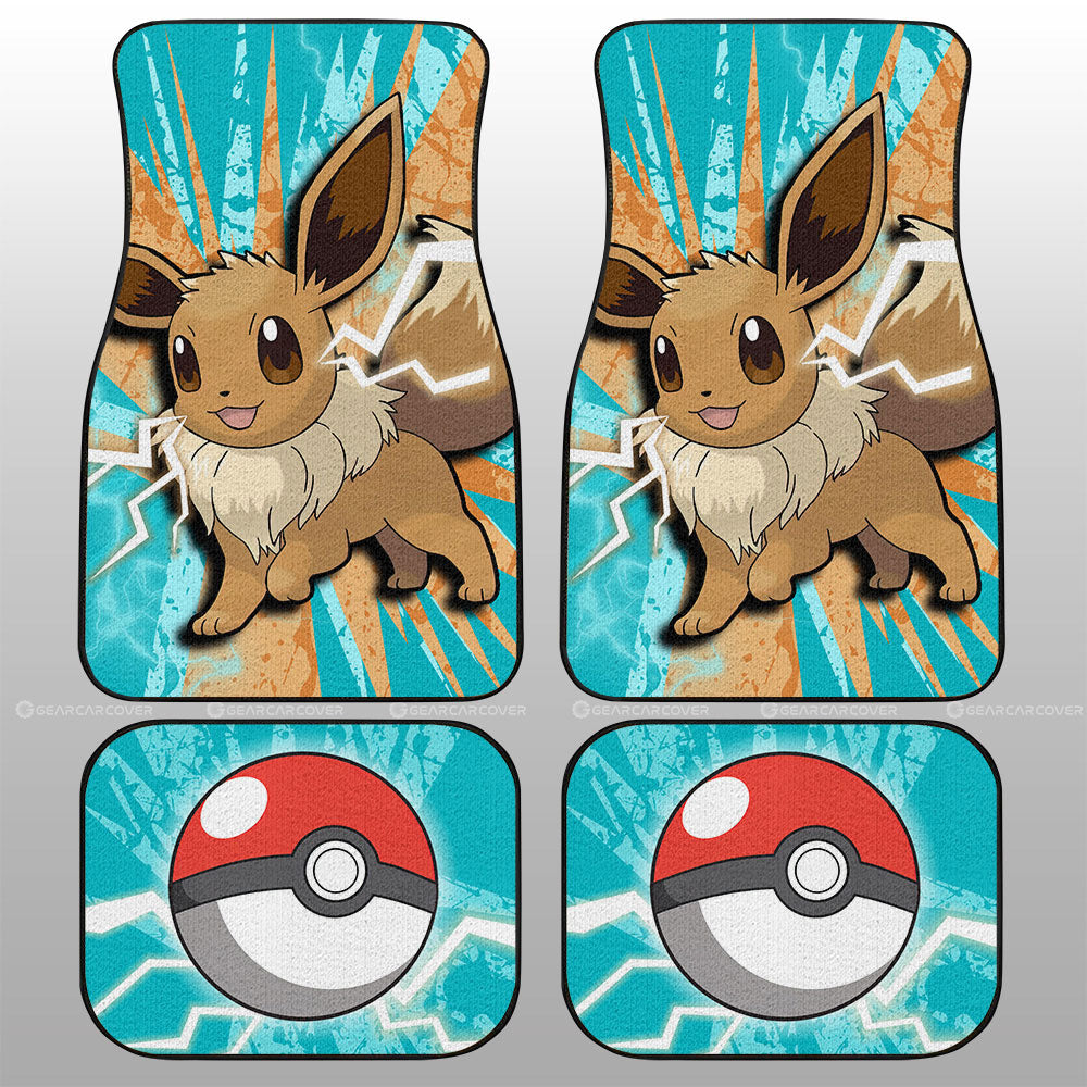 Eevee Car Floor Mats Custom Car Interior Accessories - Gearcarcover - 1