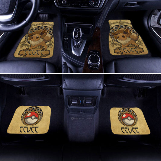 Eevee Car Floor Mats Custom Car Interior Accessories - Gearcarcover - 2