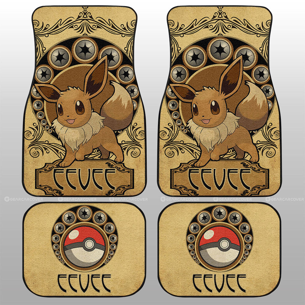 Eevee Car Floor Mats Custom Car Interior Accessories - Gearcarcover - 1