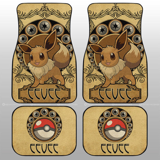 Eevee Car Floor Mats Custom Car Interior Accessories - Gearcarcover - 1