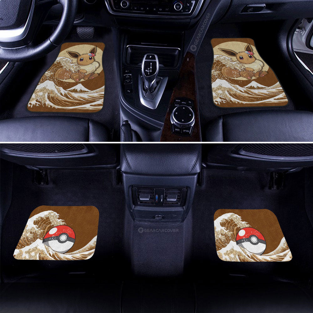 Eevee Car Floor Mats Custom Pokemon Car Accessories - Gearcarcover - 2