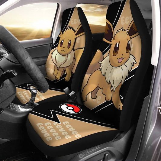 Eevee Car Seat Covers Custom Anime Car Accessories - Gearcarcover - 2