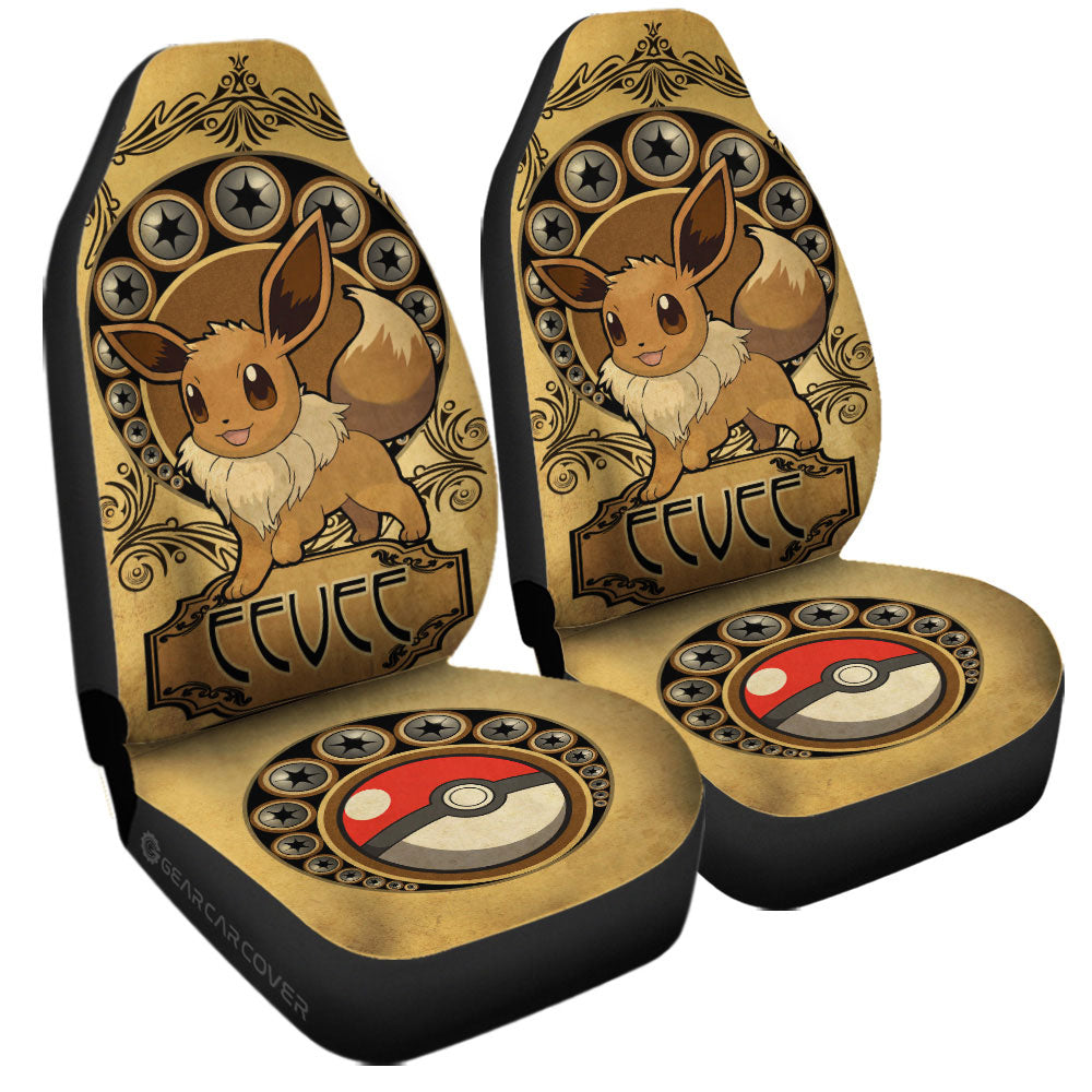 Eevee Car Seat Covers Custom Car Interior Accessories - Gearcarcover - 3