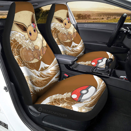 Eevee Car Seat Covers Custom Pokemon Car Accessories - Gearcarcover - 2