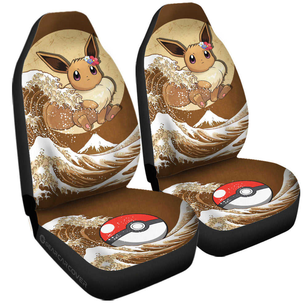 Eevee Car Seat Covers Custom Pokemon Car Accessories - Gearcarcover - 3