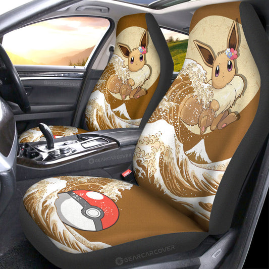 Eevee Car Seat Covers Custom Pokemon Car Accessories - Gearcarcover - 1