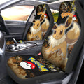 Eevee Car Seat Covers Custom Tie Dye Style Anime Car Accessories - Gearcarcover - 2
