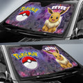 Eevee Car Sunshade Custom Anime Galaxy Manga Style - Gearcarcover - 2