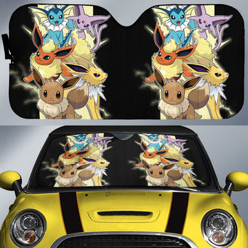 Eevee Car Sunshade Custom Car Accessories For Fans - Gearcarcover - 1