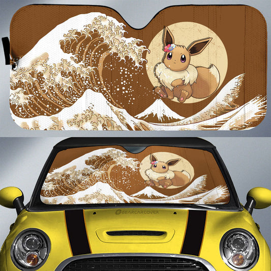 Eevee Car Sunshade Custom Pokemon Car Accessories - Gearcarcover - 1