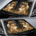 Eevee Car Sunshade Custom Tie Dye Style Anime Car Accessories - Gearcarcover - 2