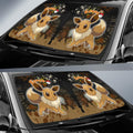 Eevee Car Sunshade Custom Tie Dye Style Car Accessories - Gearcarcover - 2