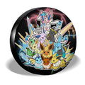 Eevee Evolution Spare Tire Cover Custom Anime - Gearcarcover - 3