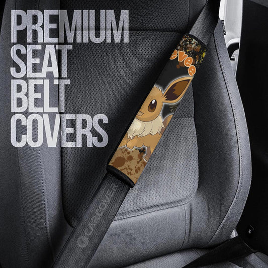 Eevee Seat Belt Covers Custom Tie Dye Style Car Accessories - Gearcarcover - 2