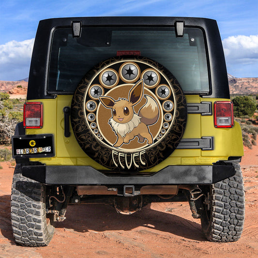 Eevee Spare Tire Cover Custom Anime For Fans - Gearcarcover - 2