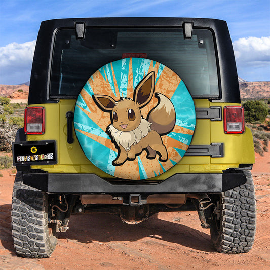 Eevee Spare Tire Cover Custom Anime For Fans - Gearcarcover - 2