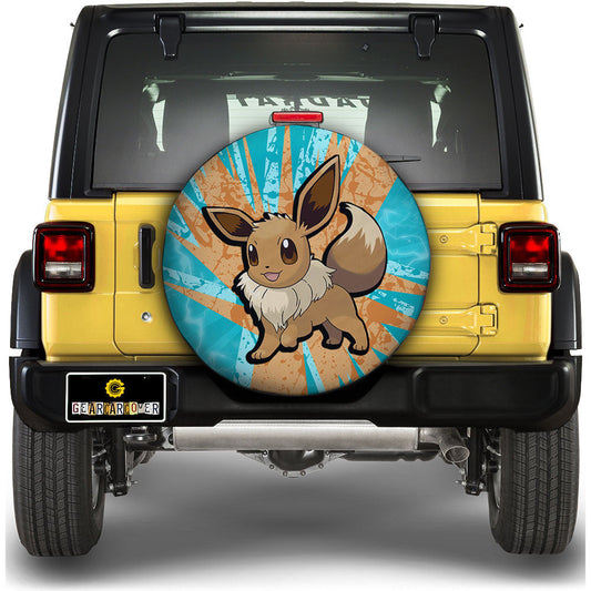 Eevee Spare Tire Cover Custom Anime For Fans - Gearcarcover - 1